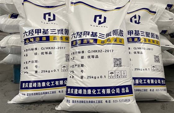 Crystalline C9H18N6O6 Hexamethylol Melamine Formaldehyde Resin Powder